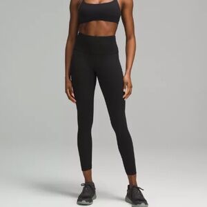 Lululemon Wunder Train High-Rise Ribbed Tight 25"